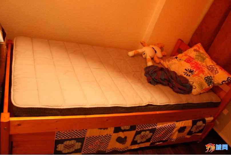 实木床+新床垫