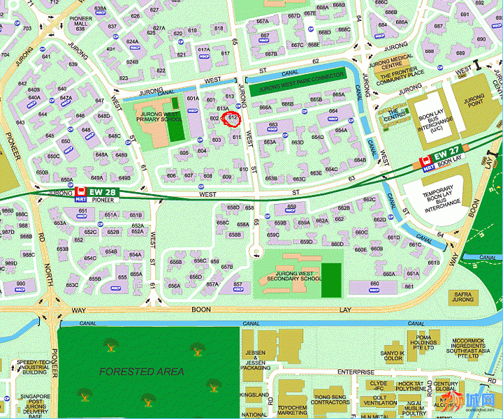 Map to Blk612.gif