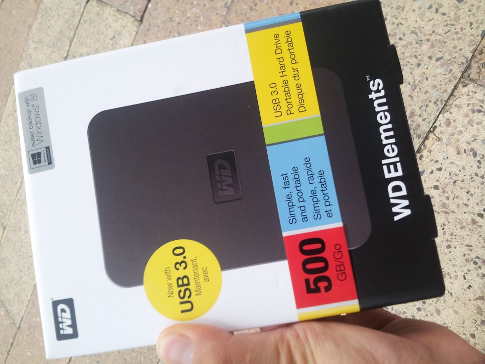 WD 500G 移动硬盘