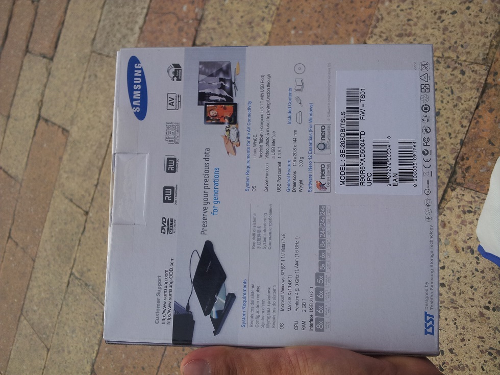 DVD外接刻录光驱