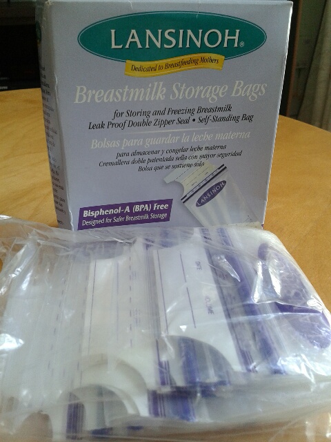 6.1 Lansinoh Breast Milk Storage Bags 50 2袋 （另外送散装没用过的母乳袋若干） @S.jpg