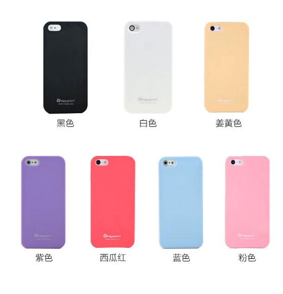 iphone5 happymori 糖果 西瓜红 紫色 粉色 浅蓝.jpg