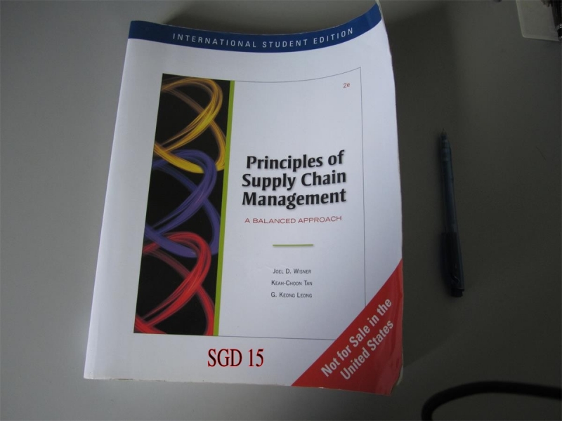 Principles of Supply Chain Management - SGD15