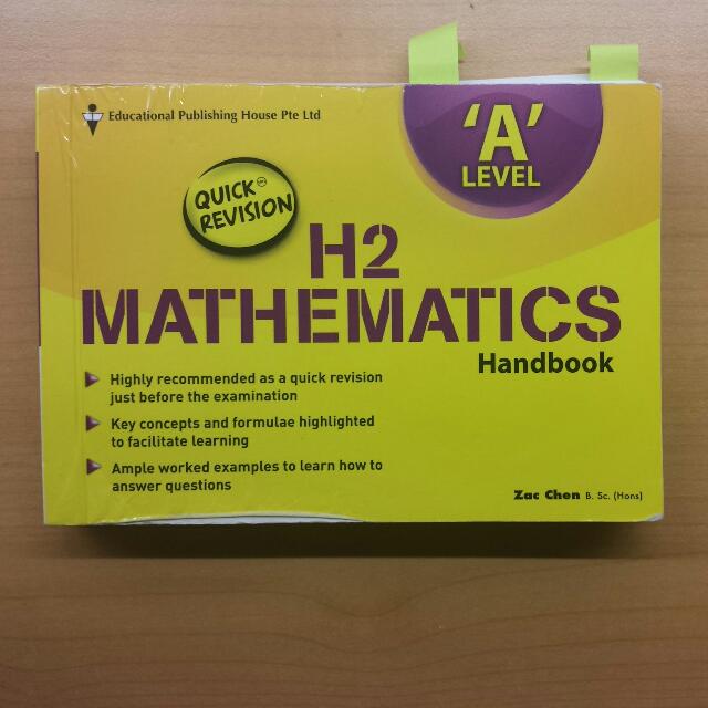 A Level H2 Maths Summary/Quick Notes