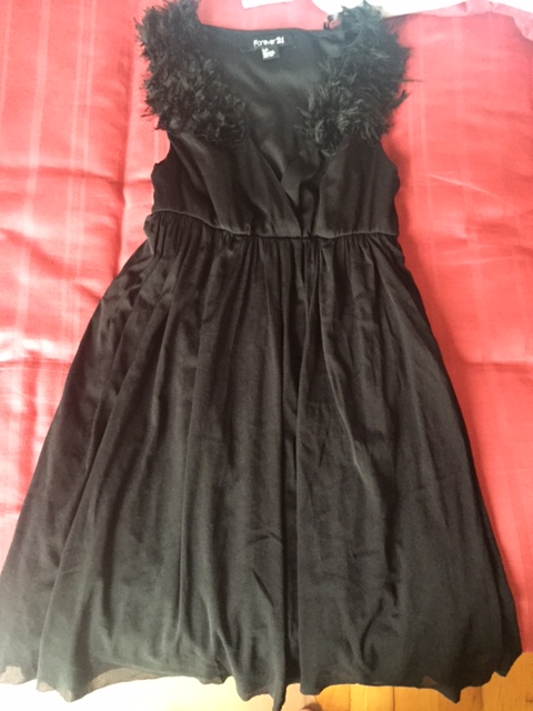 F21 black dress