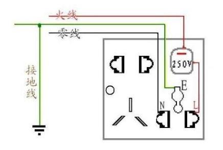 三相插座接线方法图片