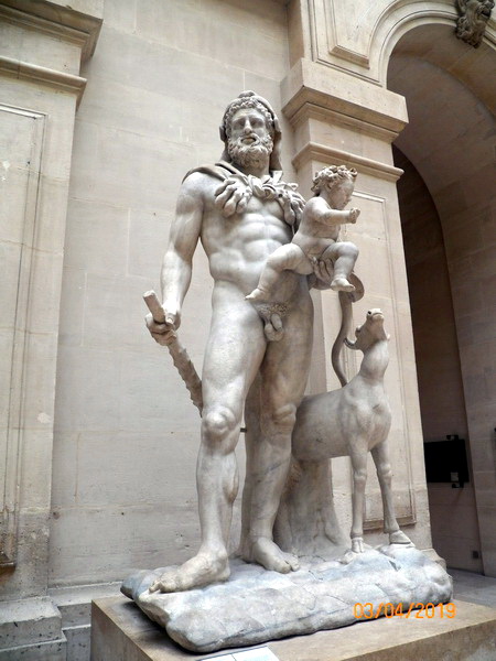 12  赫拉克利斯和他的儿子忒勒福斯Heracles and his child Telephos.JPG