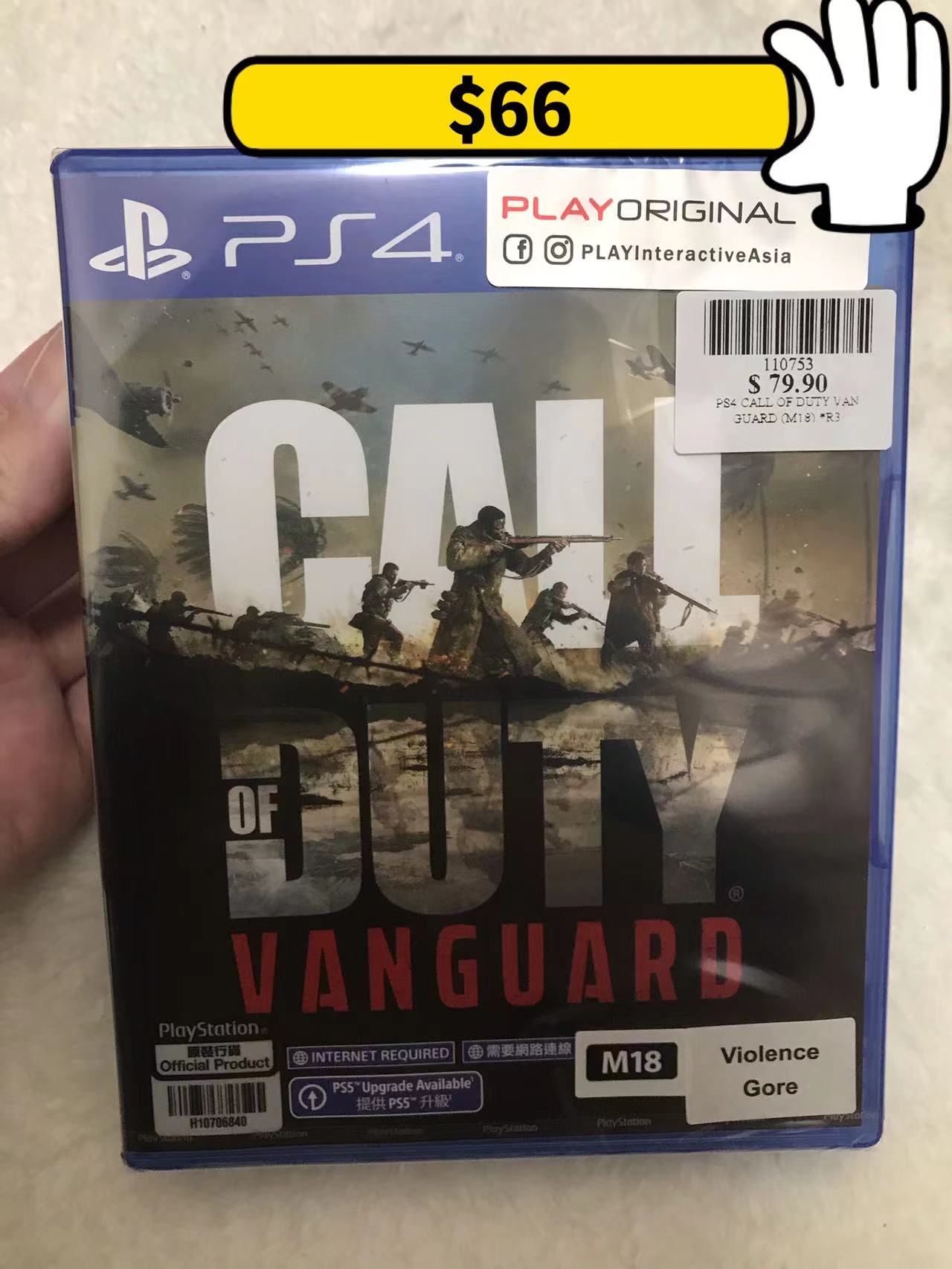 PS4 Call Of Duty Van Guard 全新游戏碟清仓出售.jpg