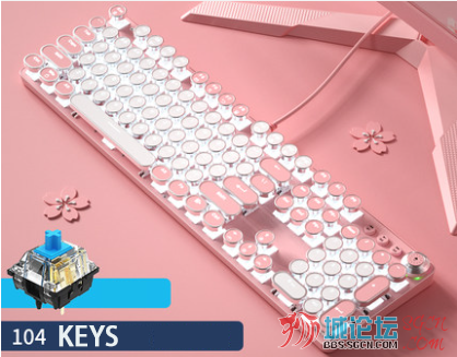 G19白粉色机械键盘104键.jpg.png
