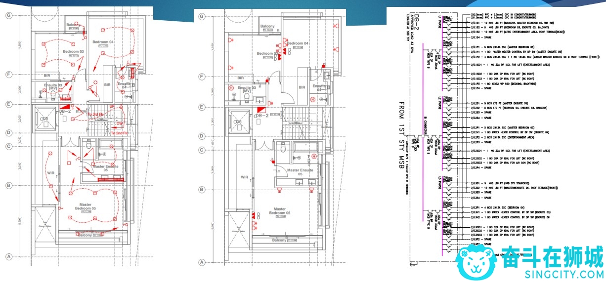 single line diagram for residential building