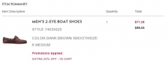 出售全新Timberland潮鞋: 船鞋MEN'S 2-EYE BOAT SHOES STYLE 74035028
