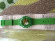 swatch手表出售绿色全新橘黄色带过三四次 绿色90橘黄色70...